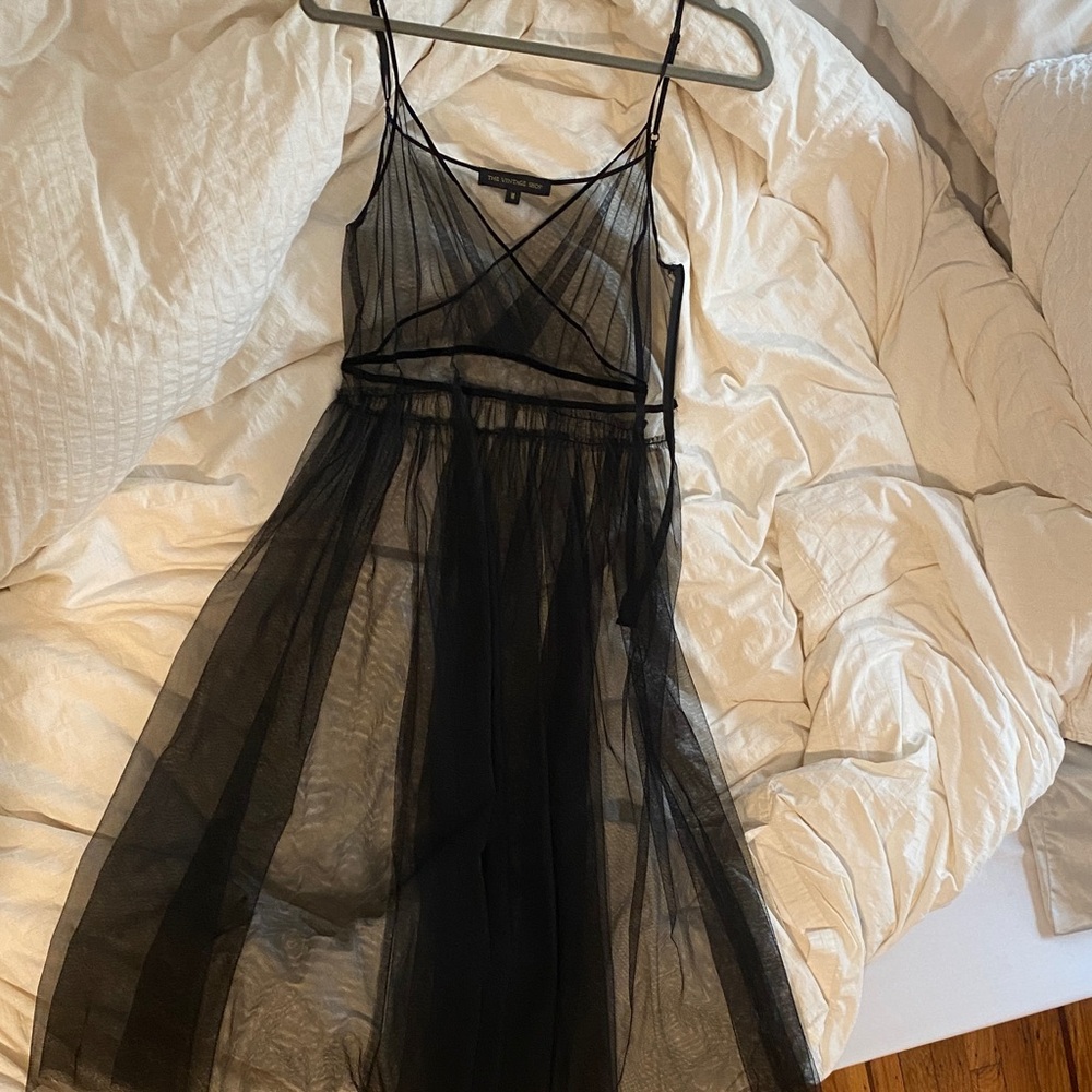 Unique vintage Sheer Slip Dress
